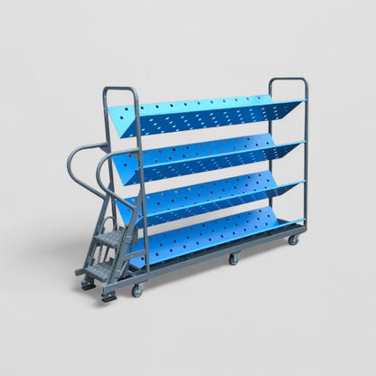 4 shelf v trolley
