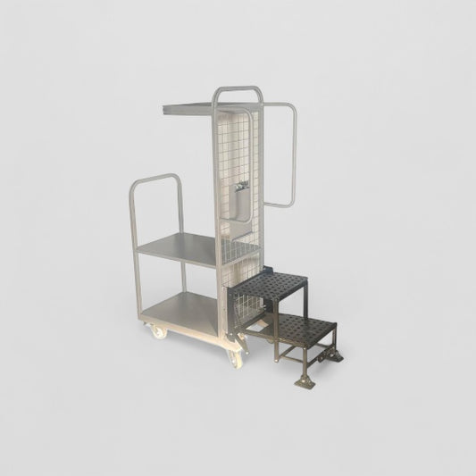 Compact step trolley