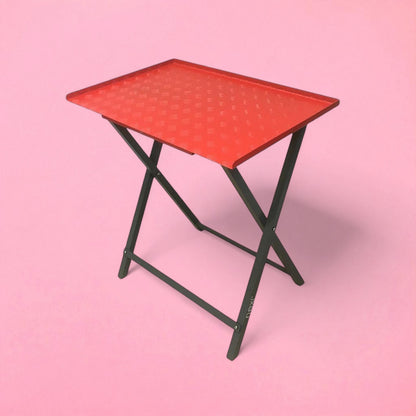 Fold up metal table