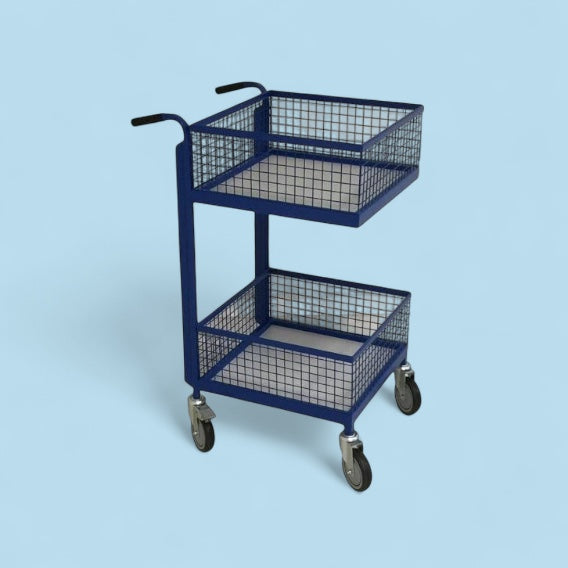 2 tier basket trolley