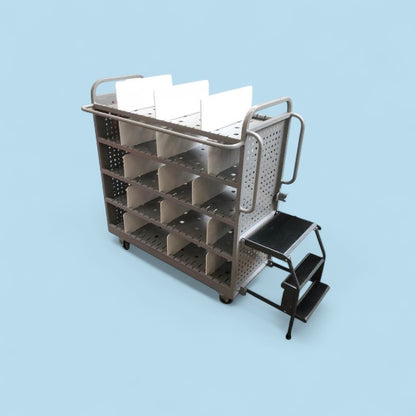 Putwall step trolley