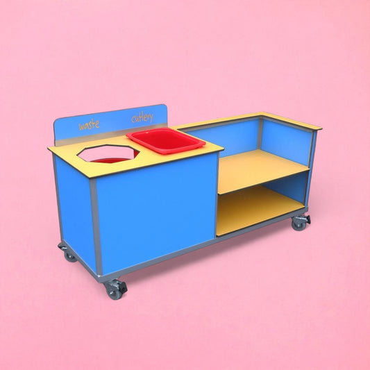 Aqua smart twin tray trolley