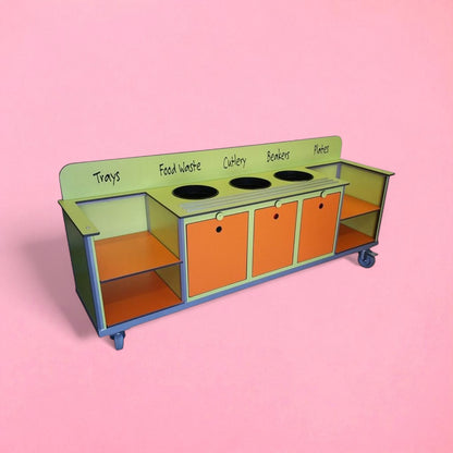 Large clearing trolley