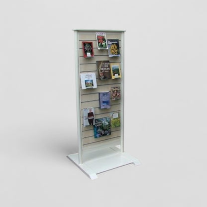 Double sided face on book display unit