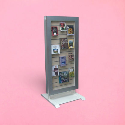 Double sided face on book display unit