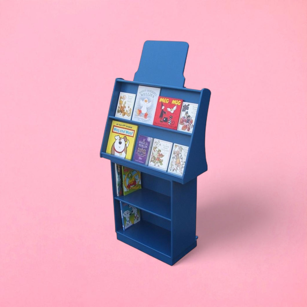 4 shelf book display & storage unit