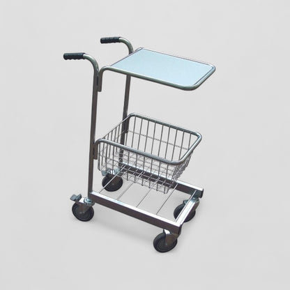 Book shelf and basket trolley