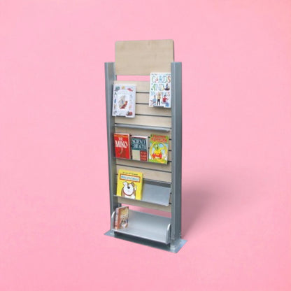 Single sided, wide face on display unit