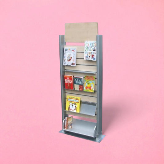 Single sided, wide face on display unit