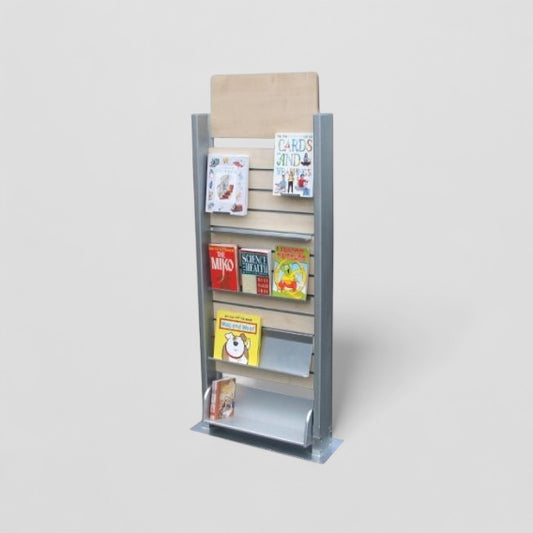 Single sided, wide face on display unit