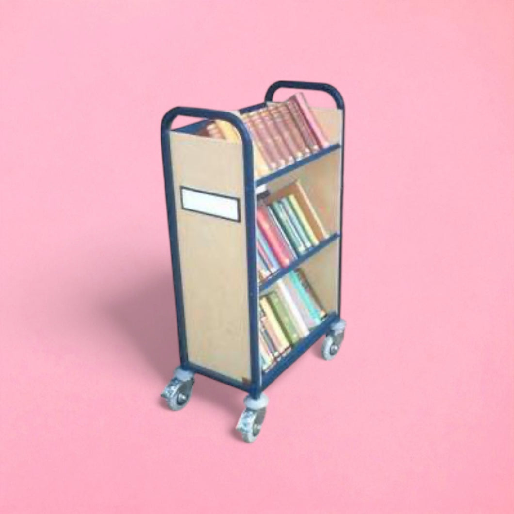 Spine reader ergonomic trolley