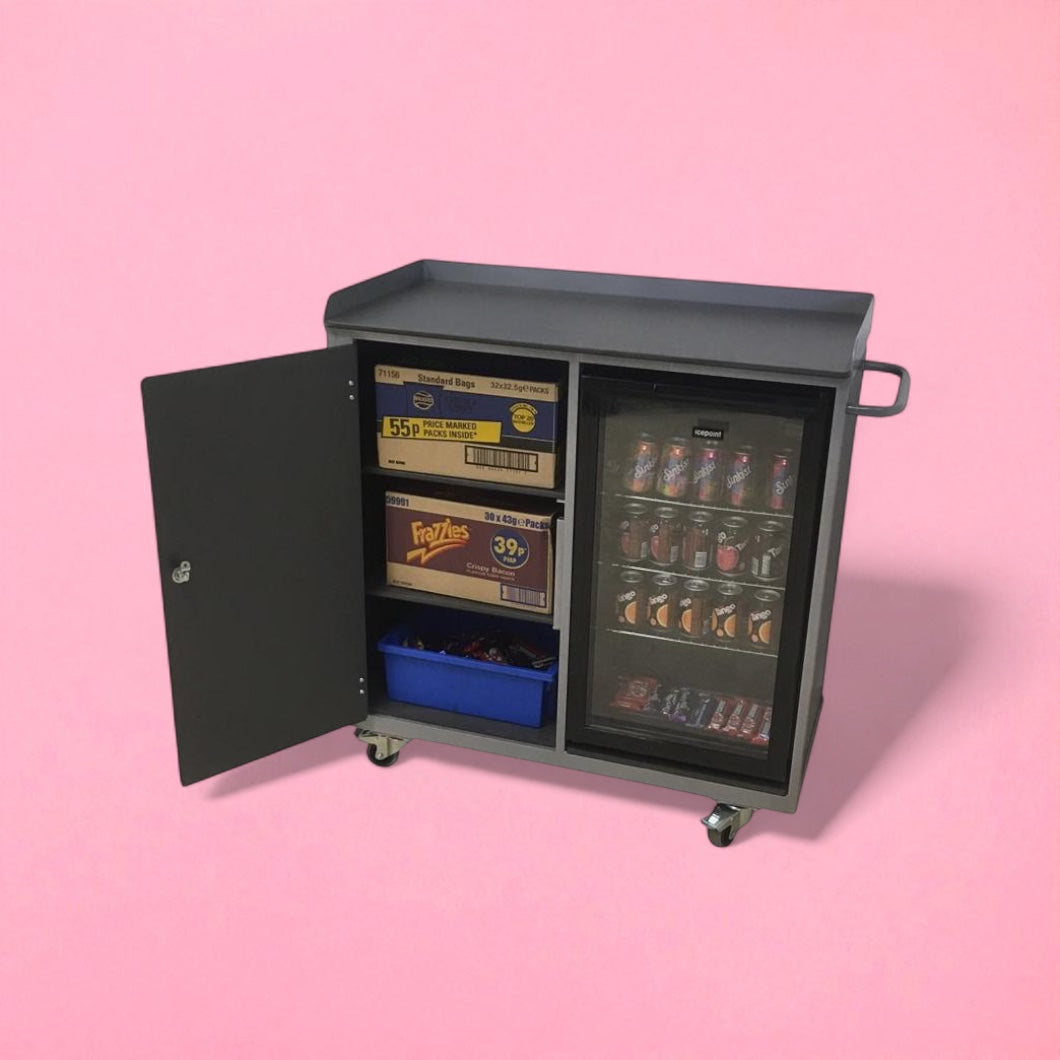 Aqua smart tray fridge trolley