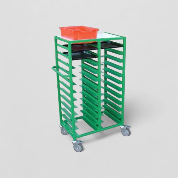 24 tray collection trolley