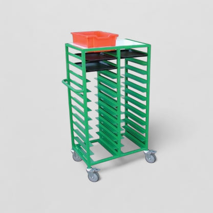 24 tray collection trolley