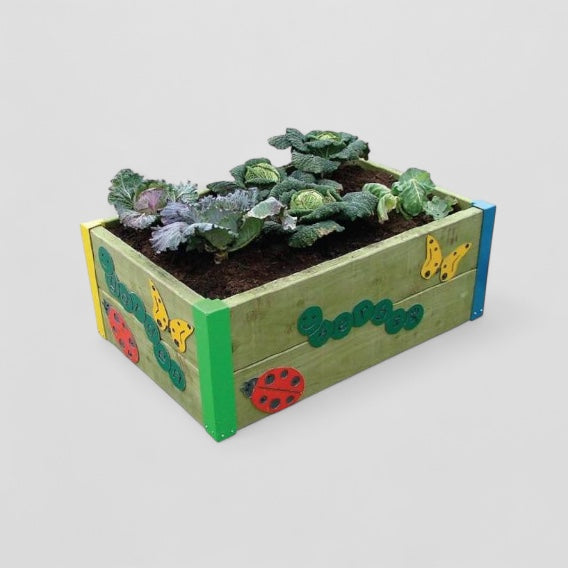 Solid base garden planter