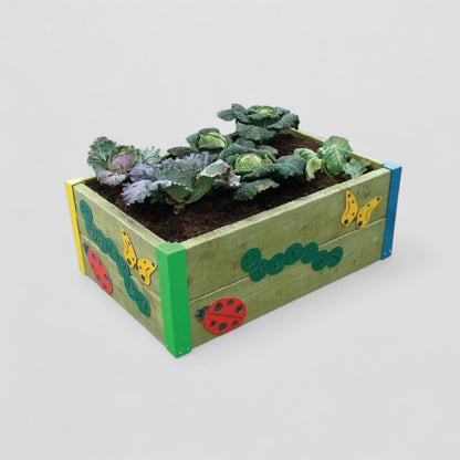 Solid base garden planter