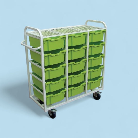 15 box trolley with boxes