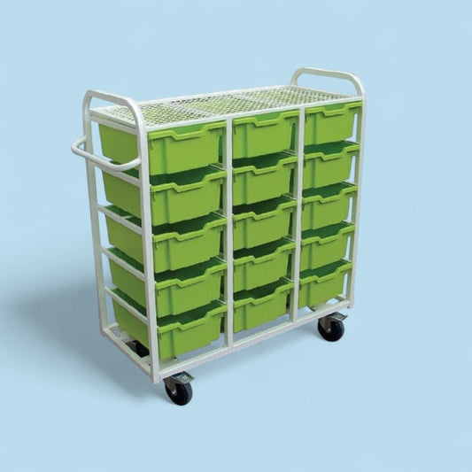 15 box trolley with boxes