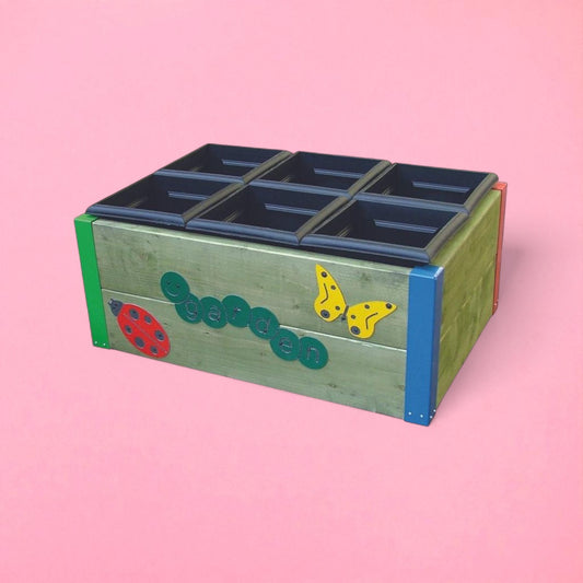 6 box garden planter
