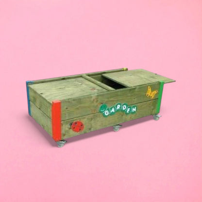 Garden tools storage box