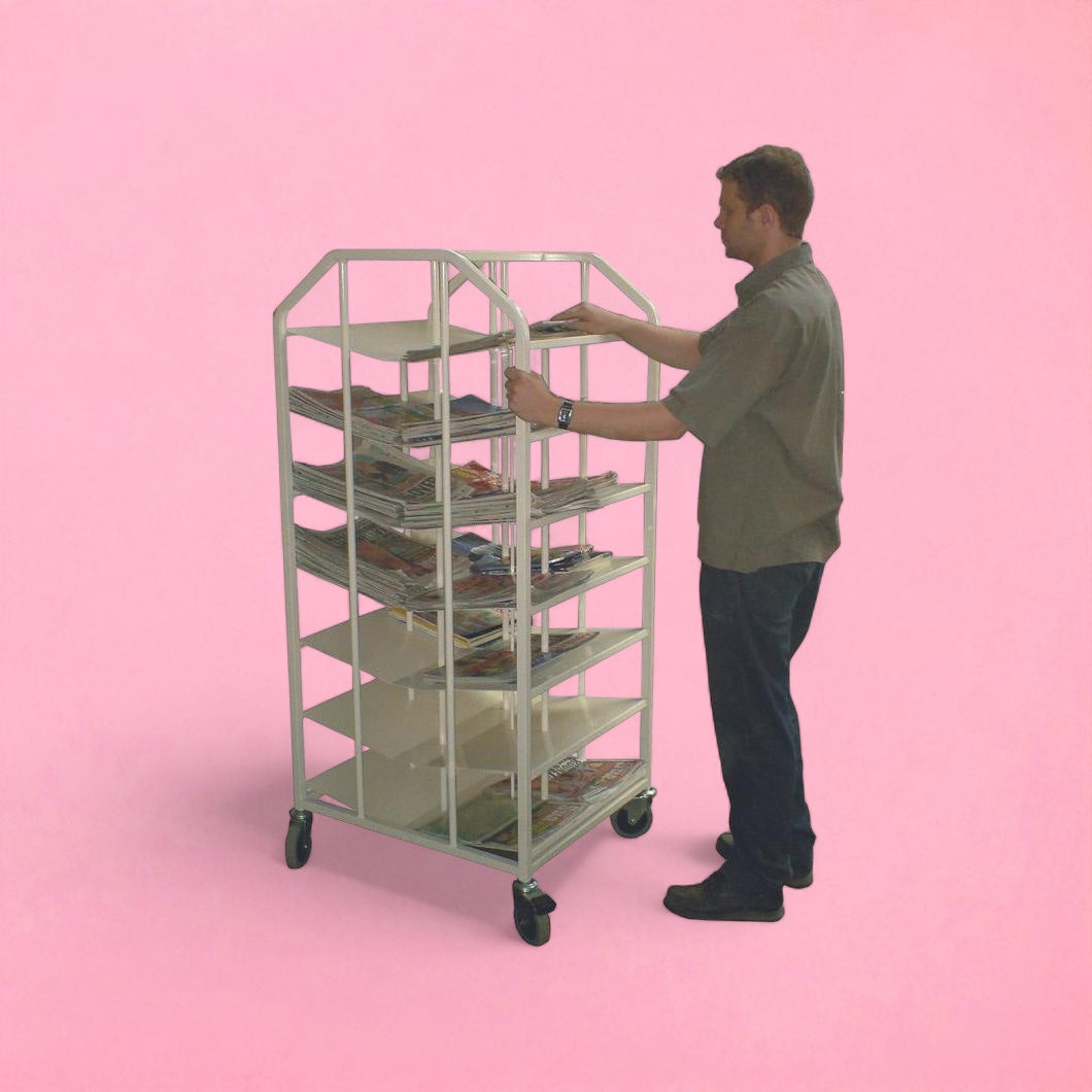 Large magazine trolley