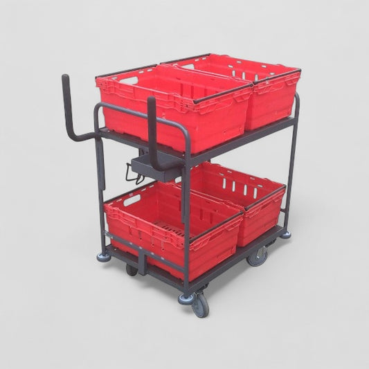 4 box multipick trolley