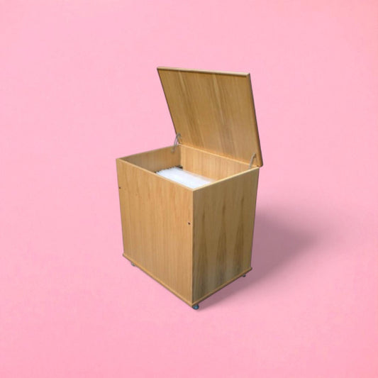 Oak map/plan/poster/artwork storage box