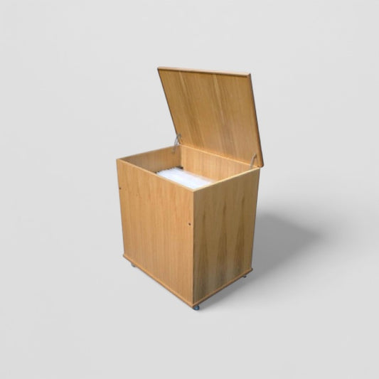 Oak map/plan/poster/artwork storage box