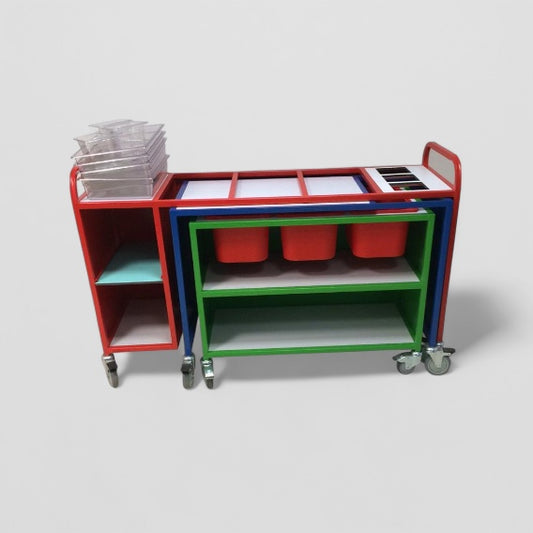 Complete nesting clearing trolley