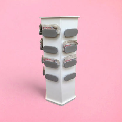 3 sided newspaper & magazine dispenser