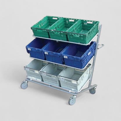 Nesting 9 large tote box