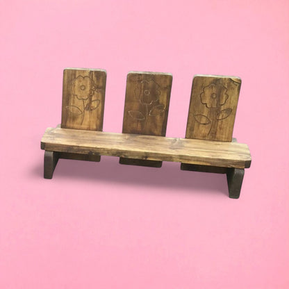 Fairy tale outdoor seating extra triple chair