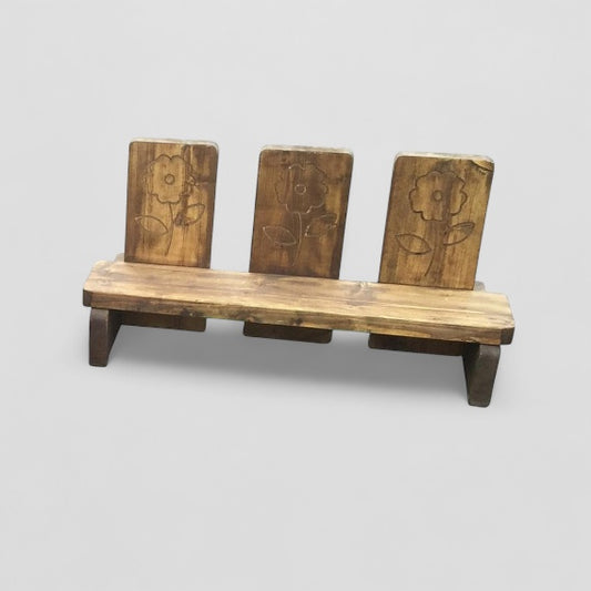 Fairy tale outdoor seating extra triple chair