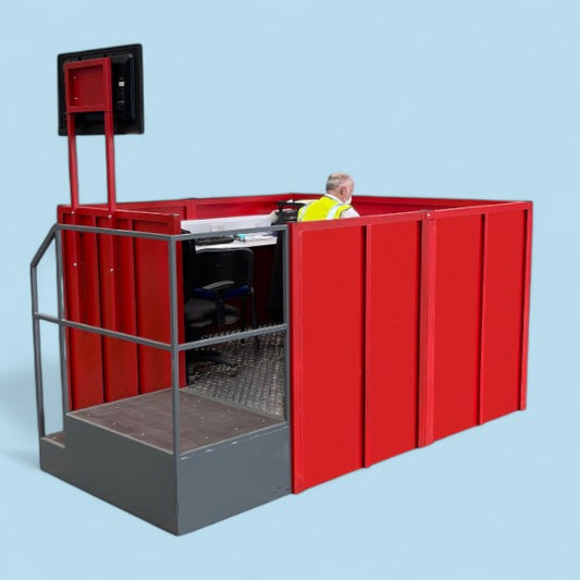 Compact Office Pod with Steps