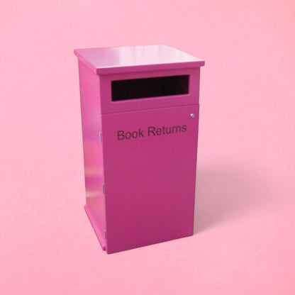2 part book return deposit bin