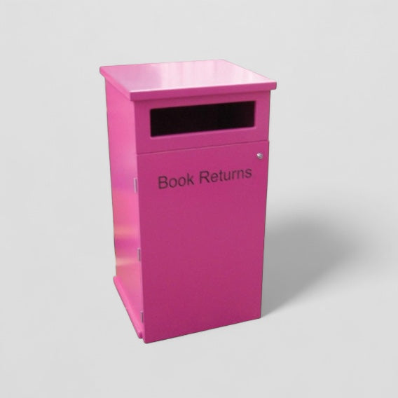 2 part book return deposit bin