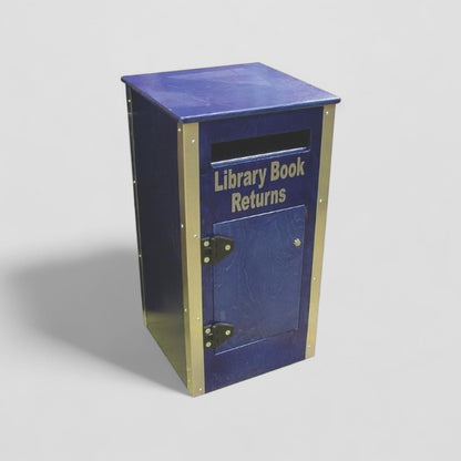Heavy duty library book return bin