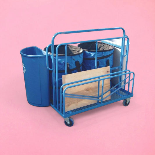 Recycling collection trolley