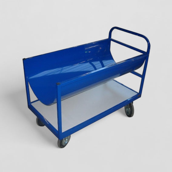 Roll transport trolley