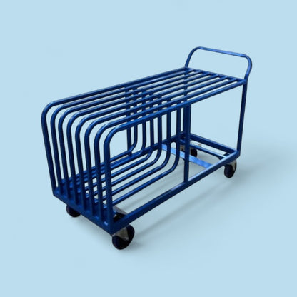 Tabletop storage and transport trolley