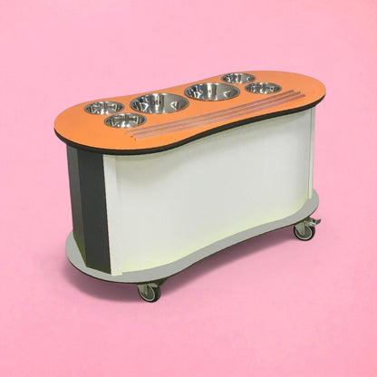 Love the curves salad station