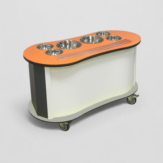 Love the curves salad station