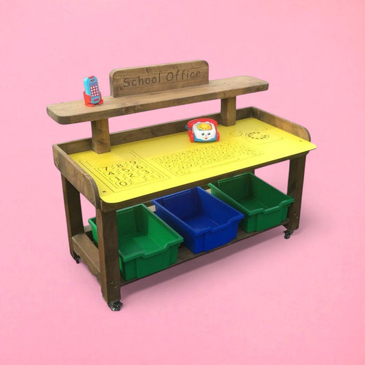 Outdoor school office role play