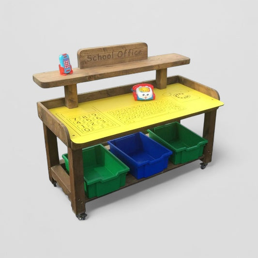 Outdoor school office role play