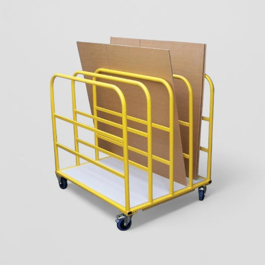 Divider trolley for cardboard