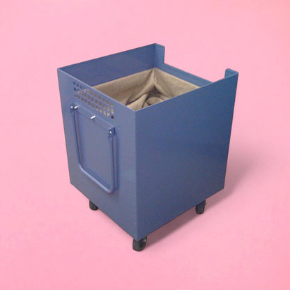 Under counter book return deposit bin