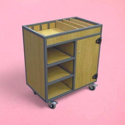 Multipurpose cupboard trolley